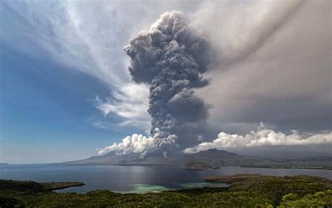 Watch Volcano Erupts In Bali Spewing Five Mile Ash Cloud