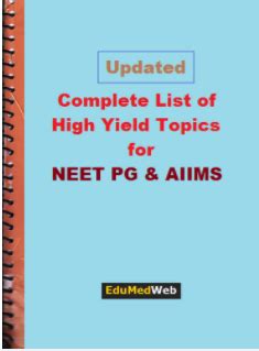 High Yield Topics For Neet Pg Edumedweb