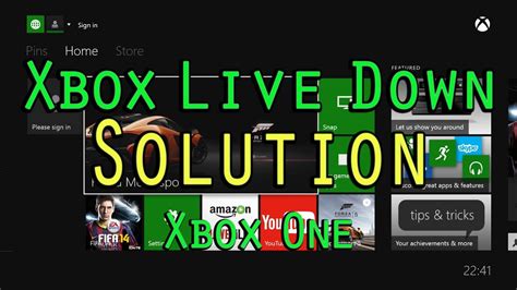 Xbox One Xbox Live Down Solution YouTube