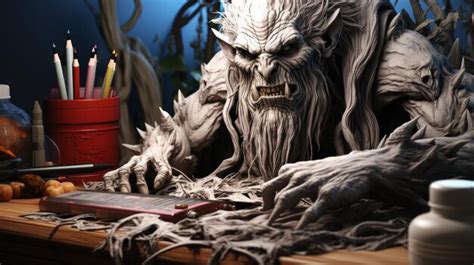 Premium Photo Detailed Zombie Illustrationhd 8k Wallpaper Stock