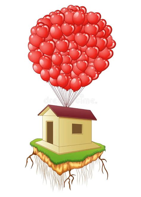 Flying House Stock Illustration Illustration Of Home 16931382