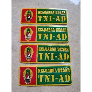 Jual Stiker Timbul Stiker Motor Keluarga Besar Tni Ad Kopassus Kostrad