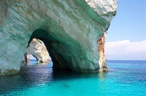 Blue Caves Zakynthos Island Greece Photo On Sunsurfer