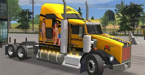 Kenworth T800 Skin Caterpillar Skins Truck Simulator Ultimate