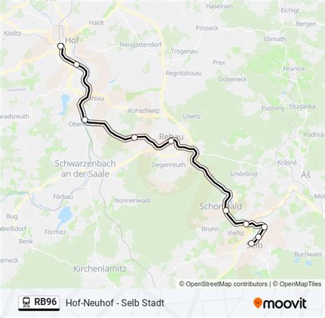 Rb96 Route Schedules Stops Maps Selb Stadt Updated