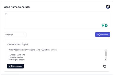 Free Gang Name Generator By Merlin Ai