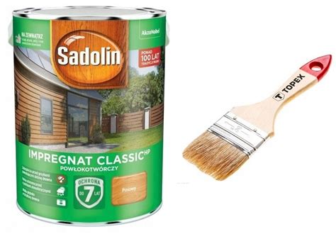 SADOLIN CLASSIC impregnat 5l pinia PĘDZEL 8210795159 oficjalne