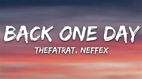 TheFatRat NEFFEX Back One Day Outro Song Lyrics Accordi Chordify