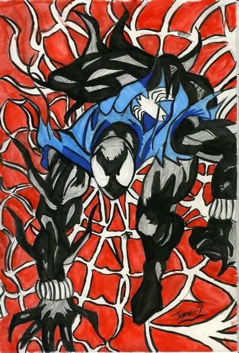T Worlds Illustrations Personal Work Scarlet Spider Venom