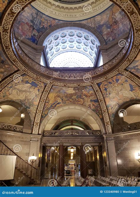 Interior of Missouri State Capitol Building Ceiling USA Editorial Image ...