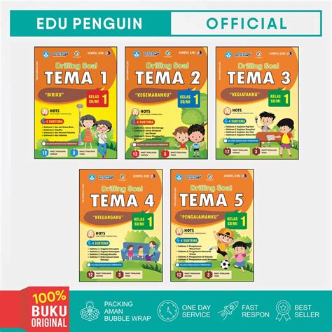 Jual Buku Ulangan Sd Drilling Soal Tematik Kelas Sd Mi Tema