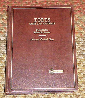 Cases And Materials On The Law Of Torts Page Keeton Robert E Keeton