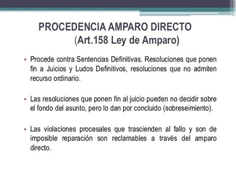 Juicio De Amparo Direc