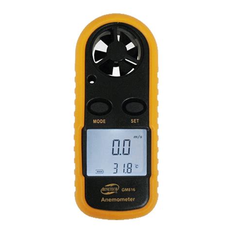 Benetech GM816 Anemometer Digital LCD Wind Speed Meter Gauge Air Flow