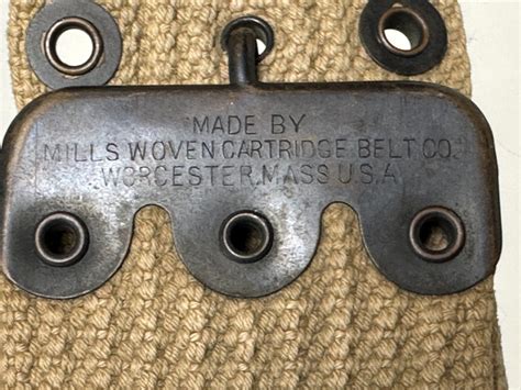 Ww Us M Pistol Belt Made By Mills Excellent Unissued Enemy