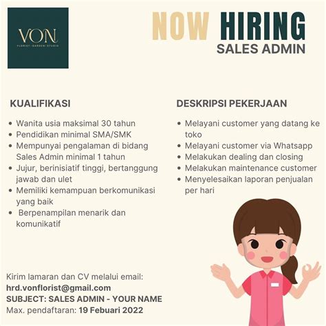 Lowongan Sales Admin Surabaya Atmago