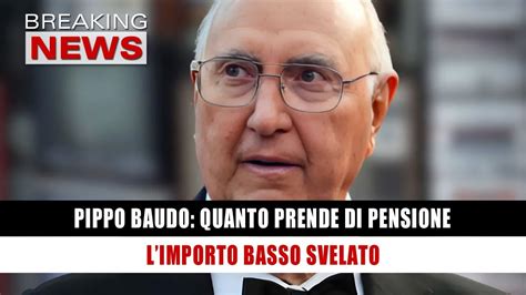 Pippo Baudo Quanto Prende Di Pensione L Importo Basso Svelato Youtube