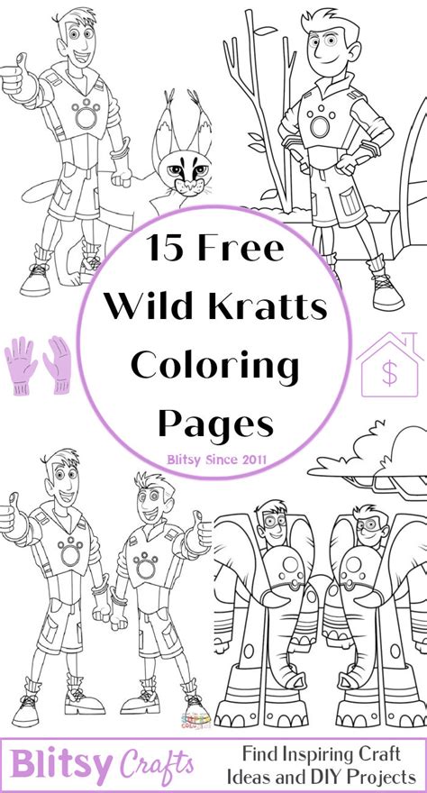 15 Free Wild Kratts Coloring Pages for Kids and Adults