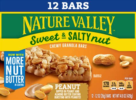 Nature Valley Granola Bars Peanut Sweet And Salty Nut Chewy Main