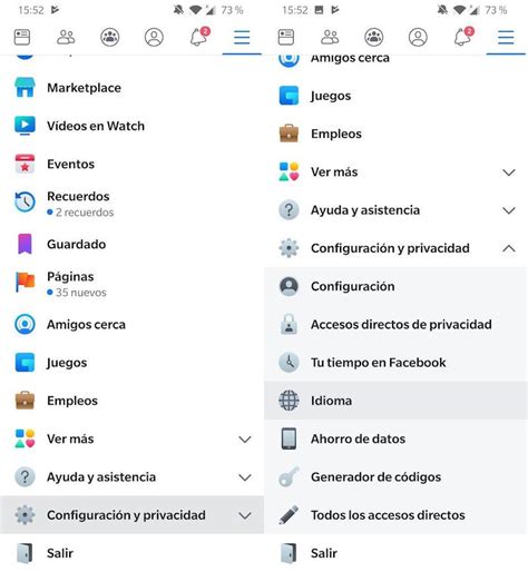 Como Cambiar El Idioma De Mi Facebook En Mi Celular Consejos Celulares