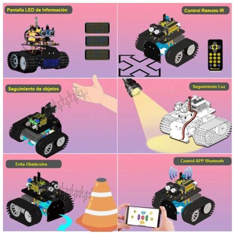 Nueva Versi N Tanque Robot Programable Arduino Sku R Hubot