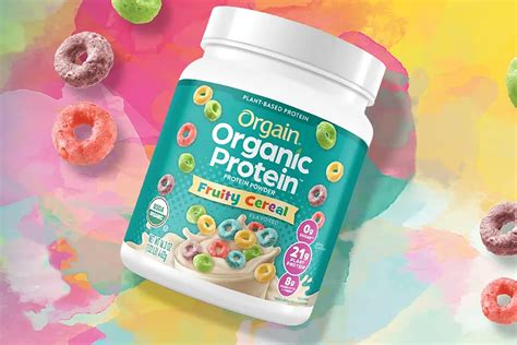 Orgain Taps Into A Bit Of Nostalgia In Fruity Cereal Organic Protein