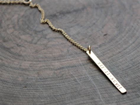 Personalized Gold Bar Y Necklace, Coordinates Necklace - Yaya Necklace | 2 Sisters Handcrafted