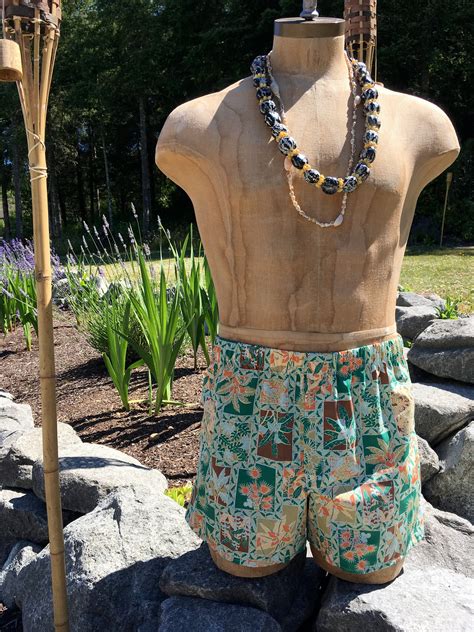 Tiki Boxers Hawaiian Tropical Boxer Shorts