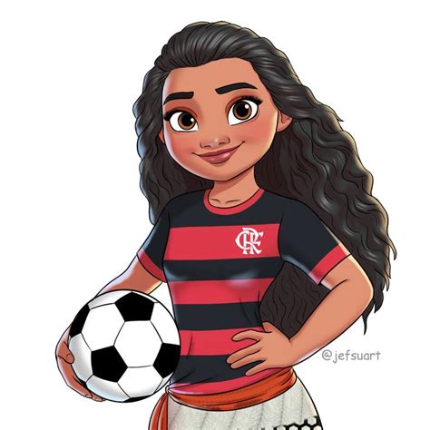 Moana Flamenguista Roupas Do Flamengo Desenho De Mulher Negra Fotos