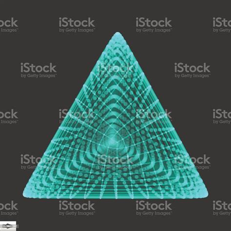 Pyramid Regular Tetrahedron Platonic Solid Stock Illustration ...