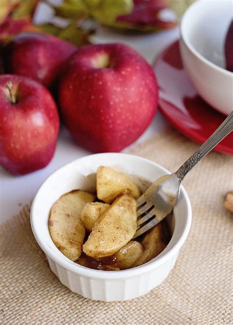 Microwave Cinnamon Apple Slices A Quick And Healthy Dessert Recipe