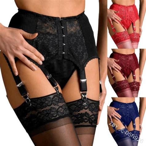 Femme Porte Jarretelles Sexy Grande Taille Porte Jarretelles Lingerie Ventre Porte Jarretelles