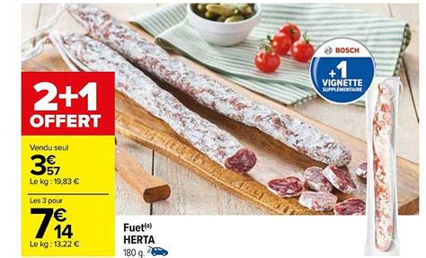 Promo Fuet Herta Chez Carrefour ICatalogue Fr