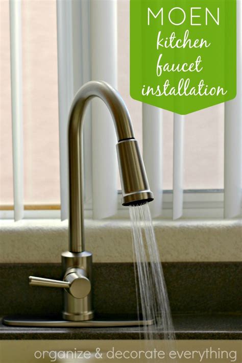 Moen Kitchen Faucet Installation Organize And Decorate Everything