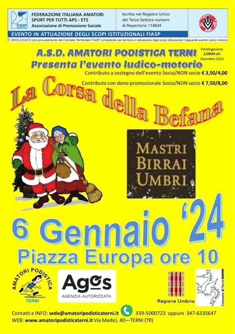 Corsa Della Befana Umbria Terni