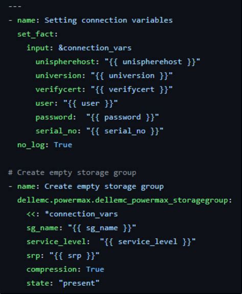 Creating And Using Ansible Roles Dell PowerMax Ansible Modules Best