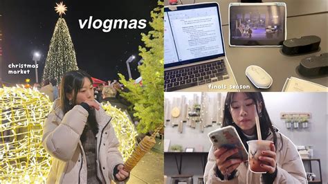 Uni Vlog Vlogmas Christmas Market Final Exams Busy Student Life