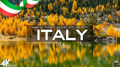 ITALY 4K Autumn Aerial Film Calming Piano Music Autumn Landscape