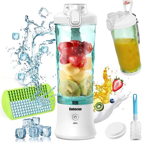 Amazon De Mixer Smoothie Maker To Go Mini Standmixer Tragbar Mit