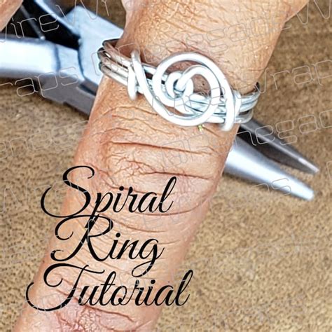 Beginner Wire Wrap Ring Tutorial Etsy