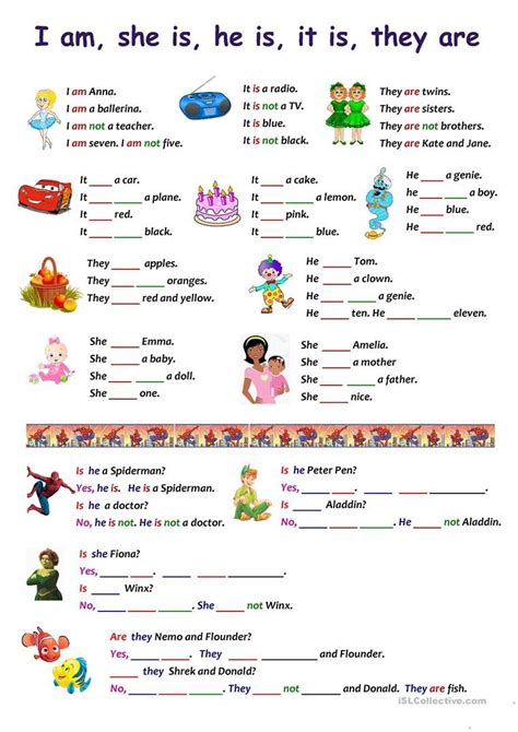 To Be Toys And Cartoons Worksheet Free Esl Printable Worksheets Made