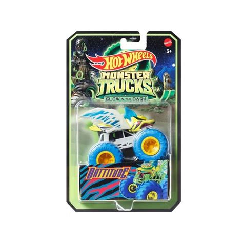 Monster Trucks Hot Wheels Glow In The Dark Battitude Hmh Toyzz Shop