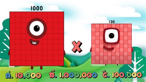 Multiplication Of Random Numberblocks Giant Numbers Learn To Count Hello George Youtube