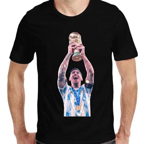 Remera Messi Campe N Mundial Argentina Memo Estampados