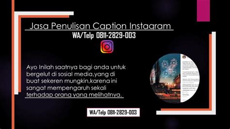 Pin On Banyumas 0811 2829 003 Jasa Penulisan Caption Instagram Terkeren