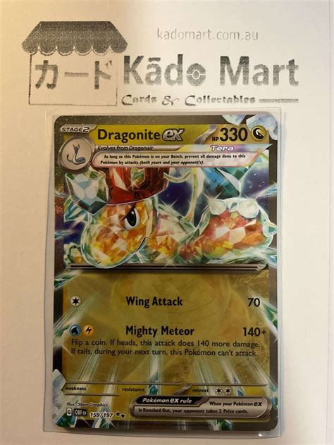 Dragonite Ex Obsidian Flames Ultra Rare Pokemon Tcg Card K Do