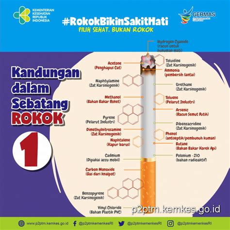 Infografis Bahaya Merokok