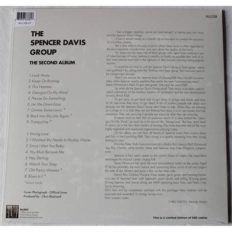 The Second Album (LMT) by THE SPENCER DAVIS GROUP, LP with rocknrollbazar