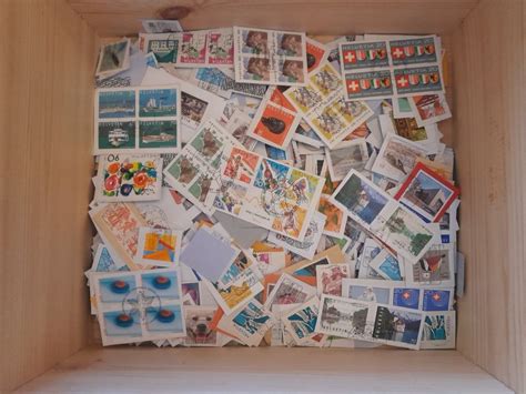 Lot De Kg De Timbres En Vrac Sur Fragments D Coller Kaufen