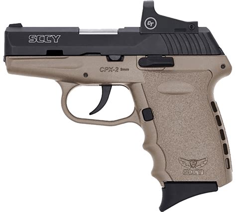 Sccy Industries Cpx 2 Black Fde 9mm Crimson Trace Red Dot Patriotic Assault